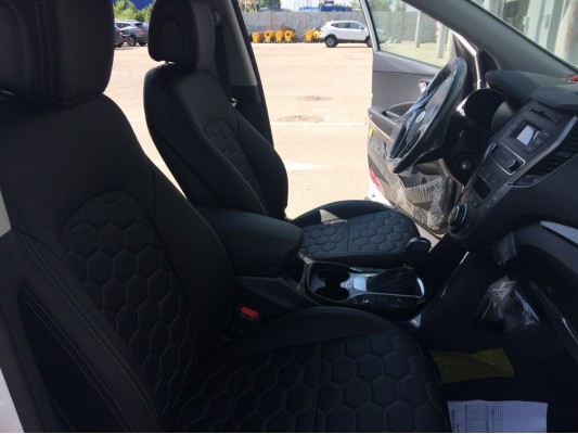 Каркасные авточехлы на Hyundai Santa Fe 3 Каркасные авточехлы на Hyundai Santa Fe 3